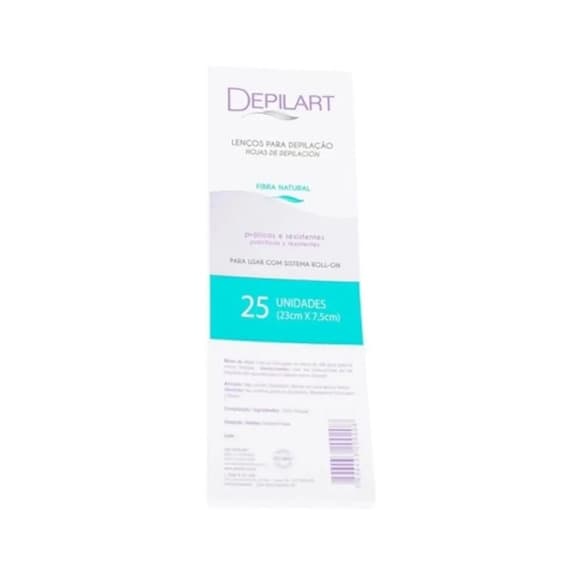 LENCO DEPILART  25 UNIDADES