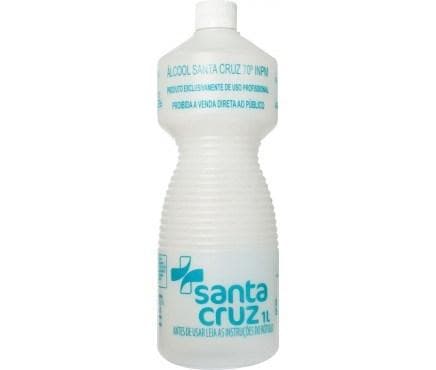 ALCOOL SANTA CRUZ 70 1 L - USO PROPRIO