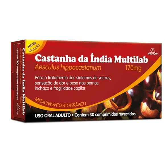 CASTANHA INDIA MILIAN 170MG 30CPR