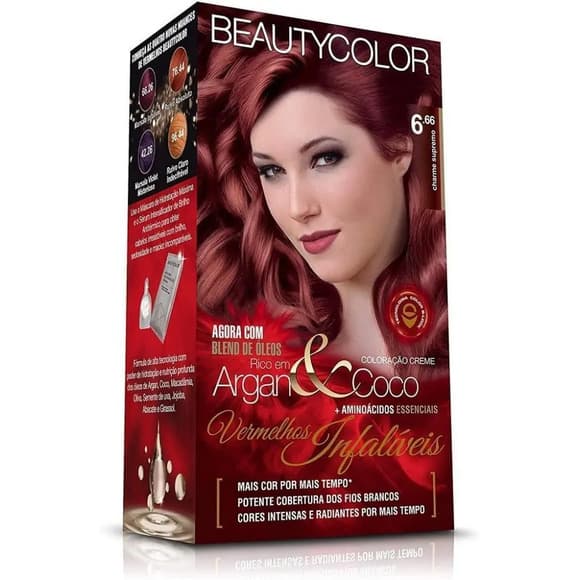 TINT BEAUTY COLOR 6.66VERMELHO INTENSO
