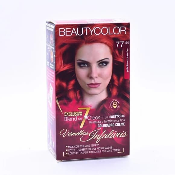 TINT BEAUTY COLOR 77.44 VERM SEDUCAO
