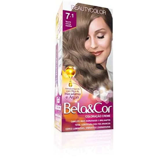 TINT BEAUTYCOLOR 7.1 LOURO CINZA MEDIO