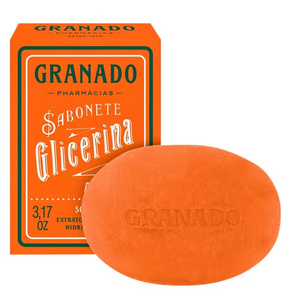 SAB GRANADO GLICER E AMENDOAS 90G
