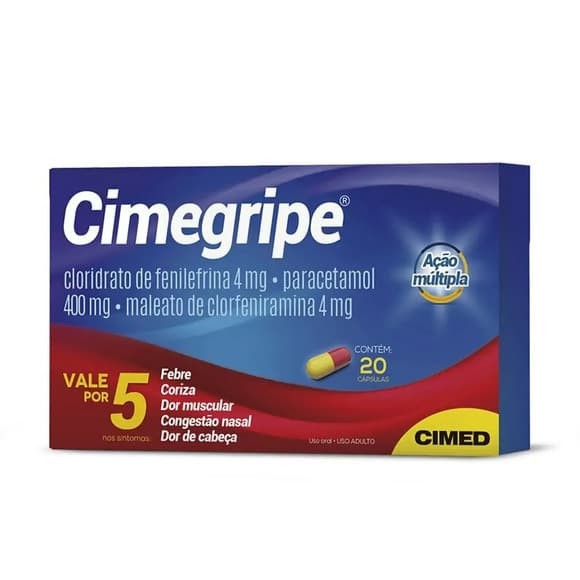 CIMEGRIPE 400MG CX/20CAPS