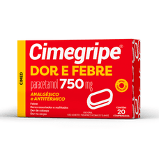 CIMEGRIPE (FLIB) DOR FEBRE 750MG 20CP