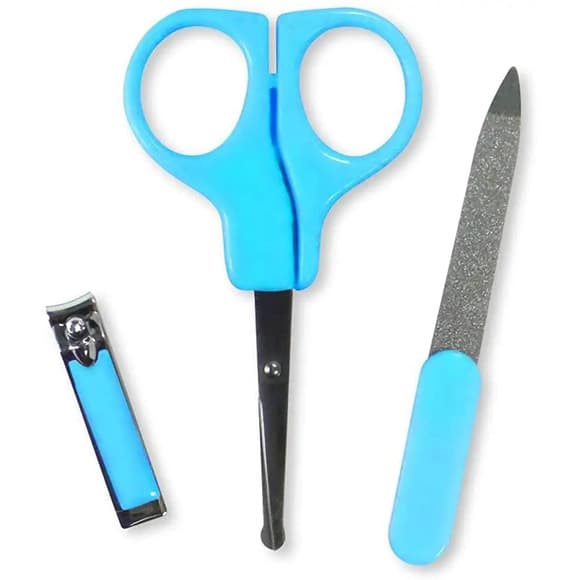 KIT PARA UNHAS PAIS E FILHOS AZUL