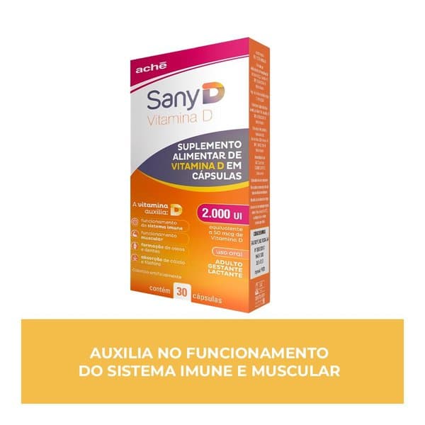 SANY D CAPS 2.000UI C 30 CAPS