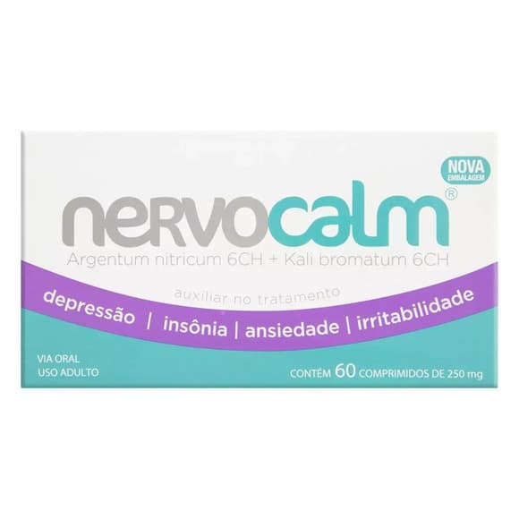 NERVOCALM 250MG CX 60COMP
