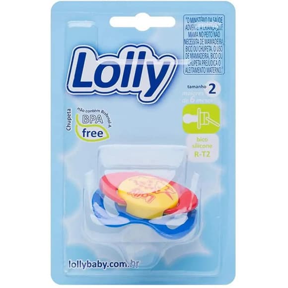 CHUPETA LOLLY VIVA  BICO SILIC. ORTO RT1