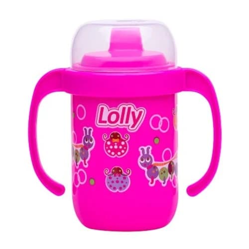 COPO ANTIV COM ALCA LOLLY ZOO 250ML ROSA