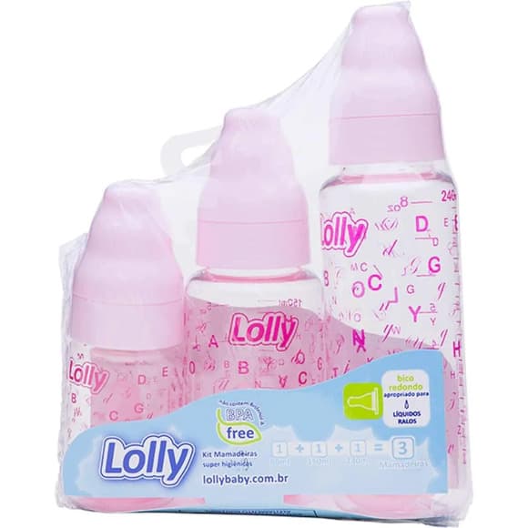 KIT MAM LOLLY C/3 ROSA