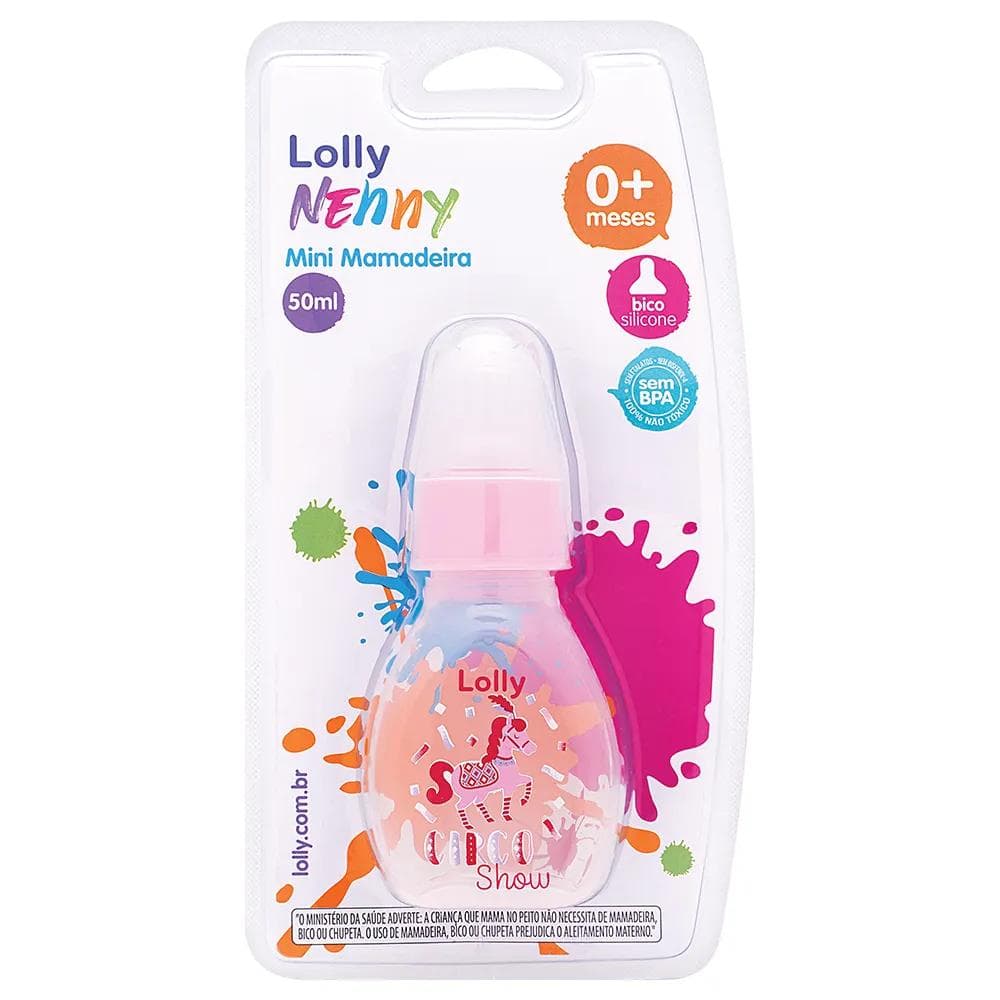 MINI MAMADEIRA LOLLY ROSA 50 ML