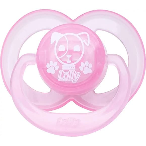 CHUP LOLLY N2 BICO SILICONE ROSA