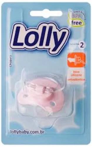 CHUPETA LOLLY ROSA BICO SILIC 2