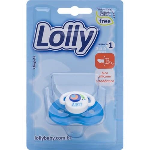 CHUP LOLLY AZUL  N1 BICO REDONDO