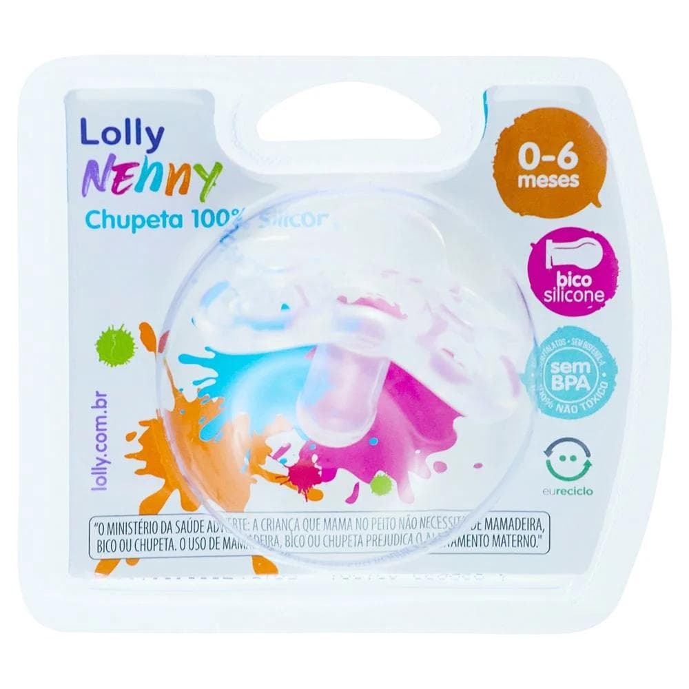 CHUPETA LOLLY 100  SILIC RED N1 ROSA