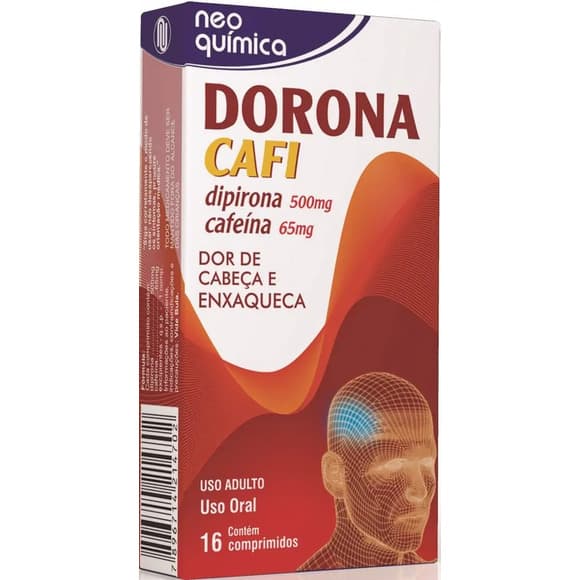 DORONA CAFI 500+65MG 16COMP