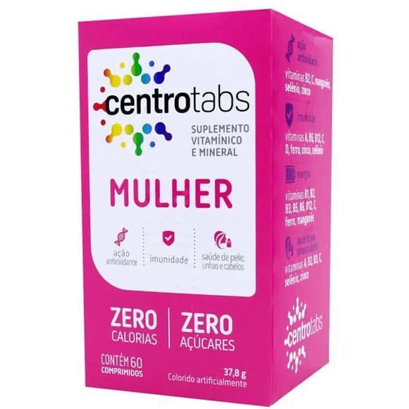 CENTROTABS MULHER C/60 COMPRIMIDOS