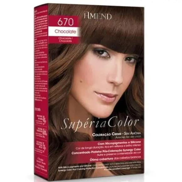 TINT AMEND S/AMONIA SUPERIA 670 CHOCOLAT