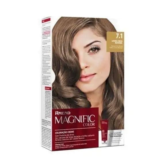 TINT AMEND MAGNIFIC  COLOR 7,1 LOURO CINZ