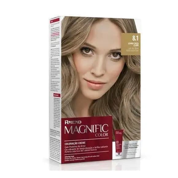 TINT AMEND MAGNIFIC  COLOR 8,1LOURO CINZA