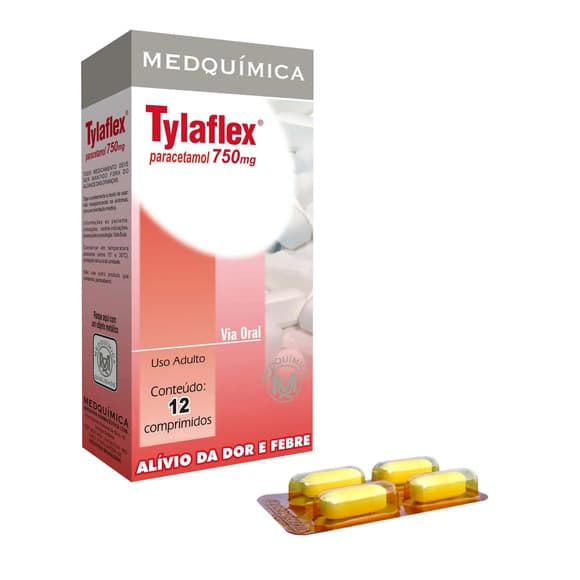 TYLAFLEX 750MG CX 12COMP