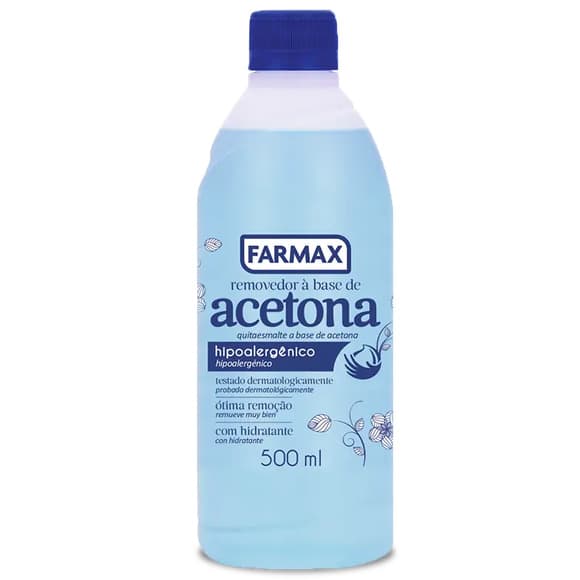ACETONA FARMAX SOLUCAO 500ML