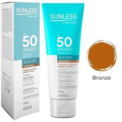 PROT SOLAR SUNLESS FPS 50 BRONZE
