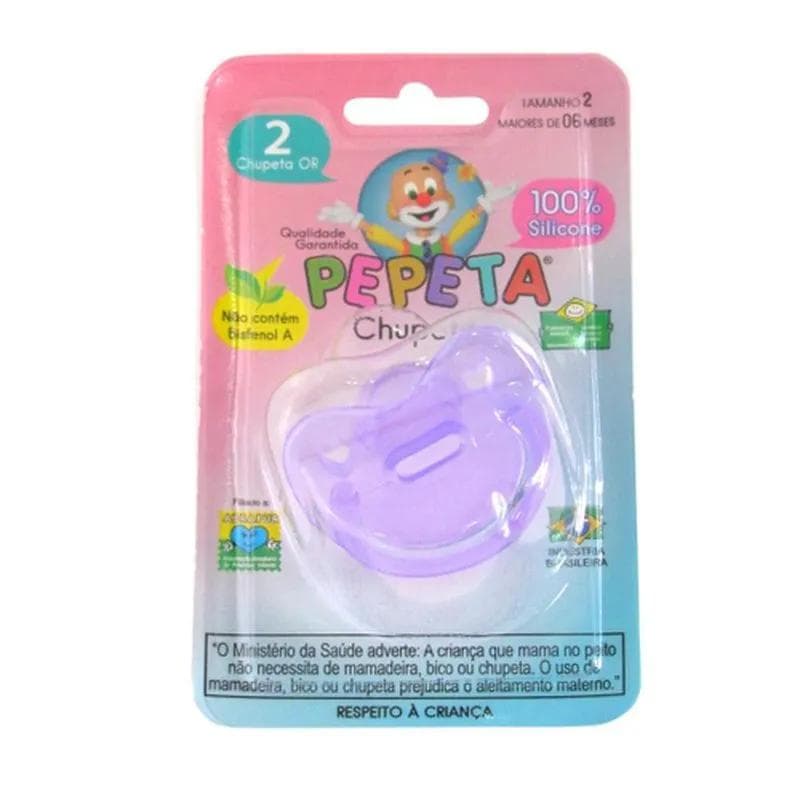 CHUP PEPETA SILICONE BICO ORTOD 0308
