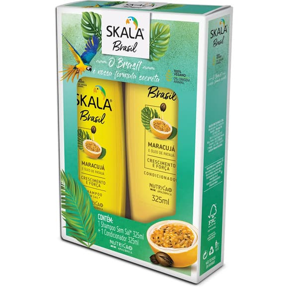 KIT SH +COND SKALA   MARACUJA 325ML