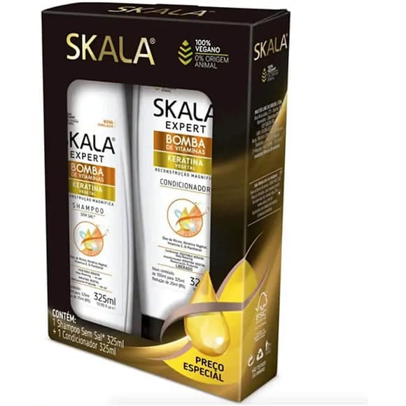 KIT SH +COND SKALA   MANT KARITE 325ML