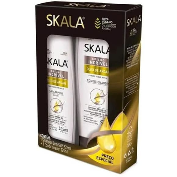 KIT SH +COND SKALA   OLEO DE ARGAN 325ML