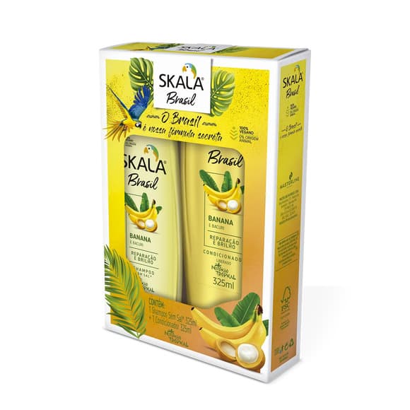 KIT SH +COND SKALA   BANANA 325ML