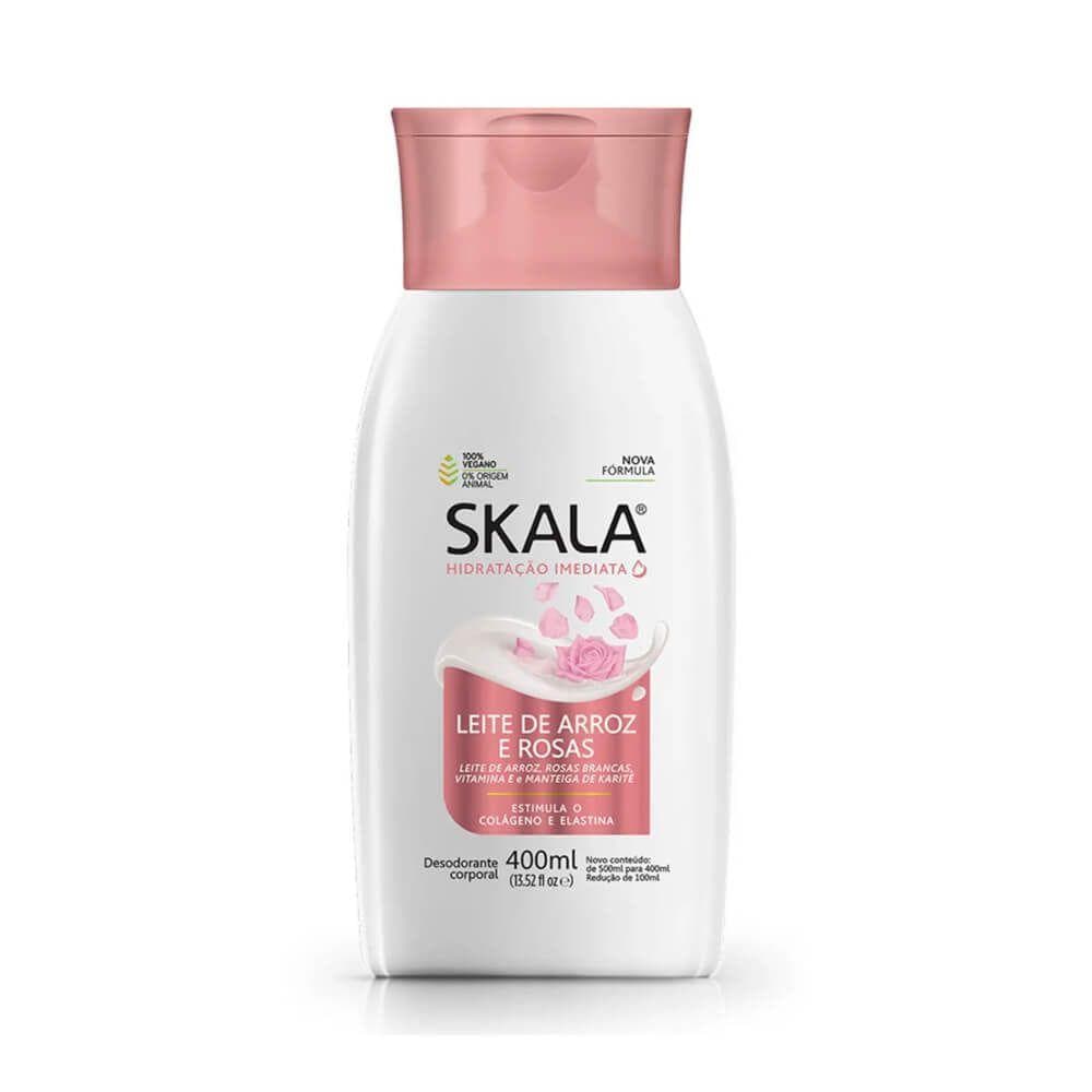 CR HIDR SKALA L.ARROZ E ROSA 400ML