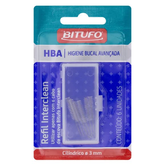 REFIL BITUFO INTERD CILINDRICO C/6UN