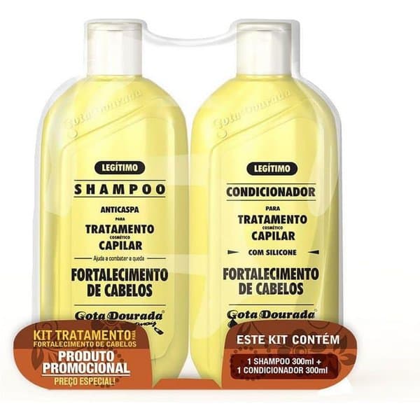 KIT GOTA DOURADA SH + COND REG CAP