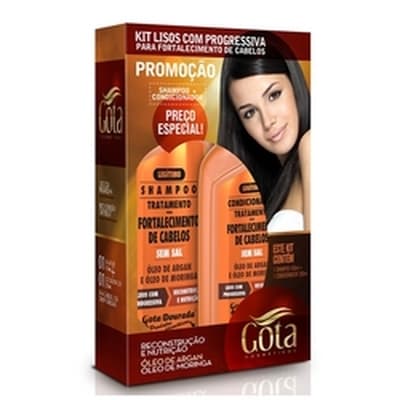 KIT SH+CO GOTA DOURA LISOS COM PROGRESSIV