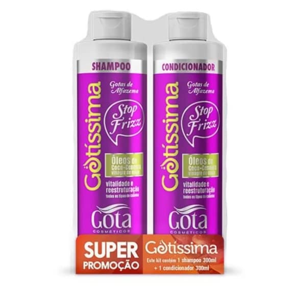 KIT GOTISSIMA OLEOS DE COCO CENOURA