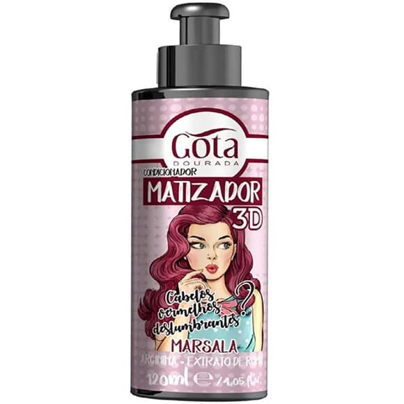 MATIZADOR 3D 120ML MARSALA GOTA DOURADA