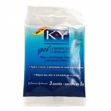 K-Y GEL LUBRIF SACHE 3 X 5G