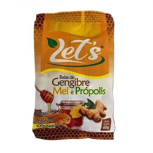BALA DE GENGIBRE LETS 40G