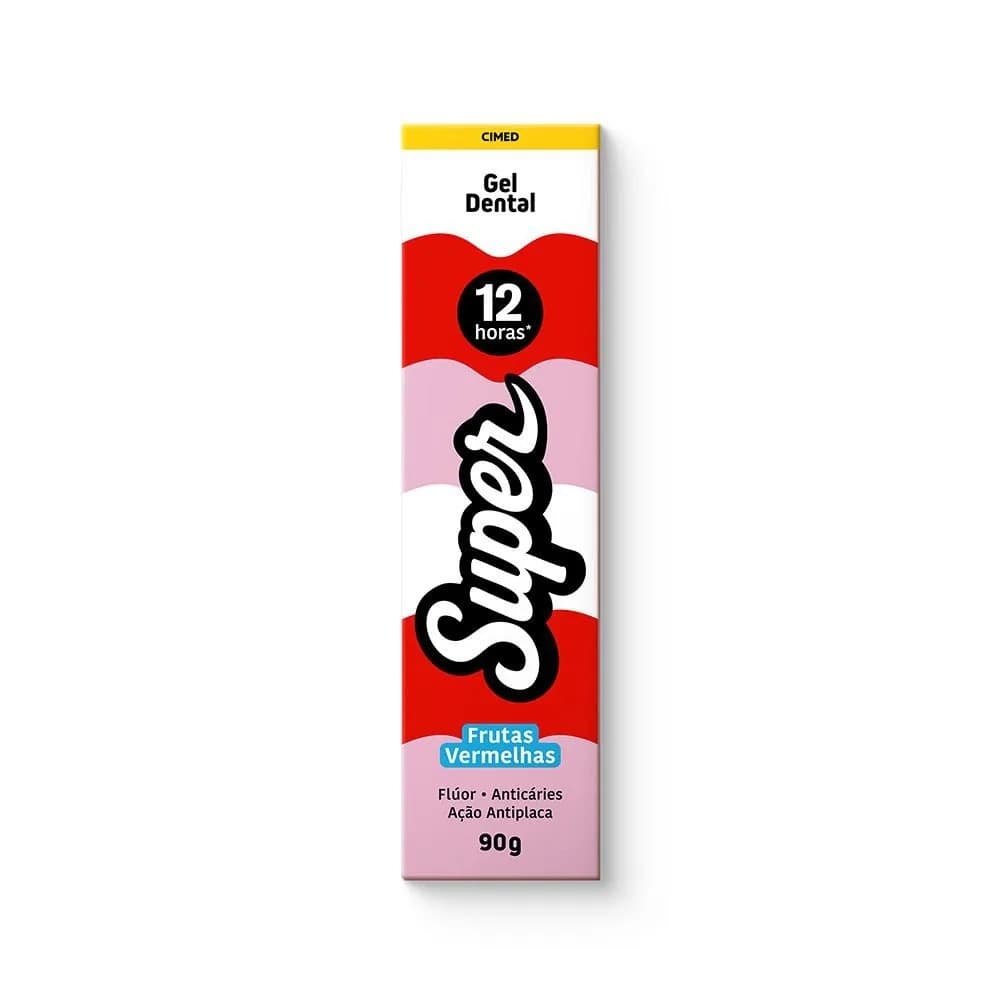 CR DENT  SUPER FRUTAS VERMELHAS E MENTA  90GR