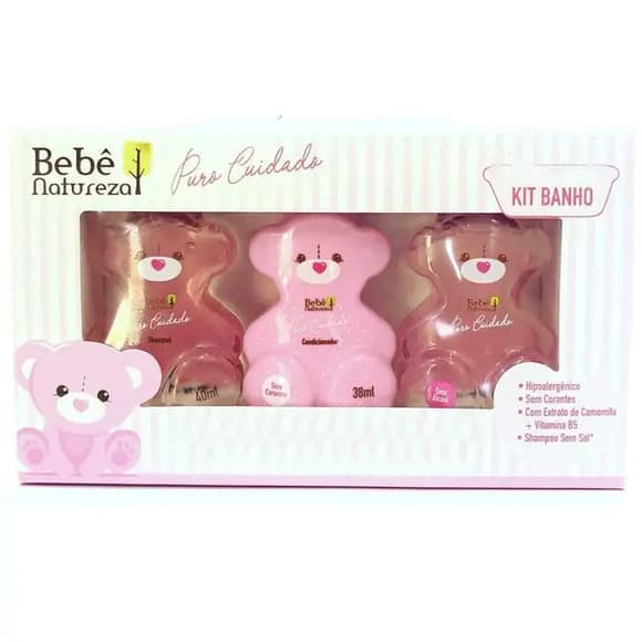 KIT BANHO BEBE NATUREZA