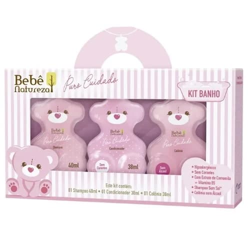 KIT BANHO BEBE NATUREZA