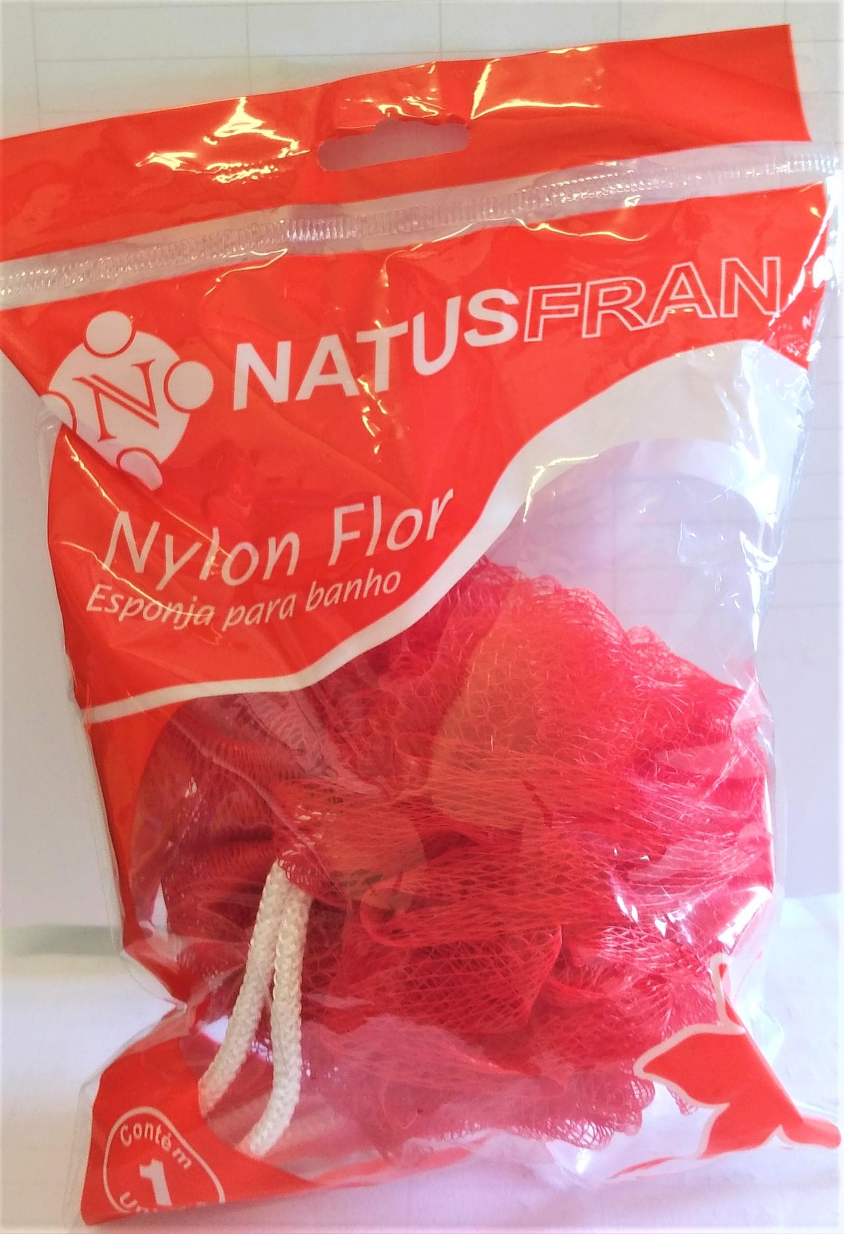 ESPONJA NYLON FLOR P/ BANHO NATUSFRAN
