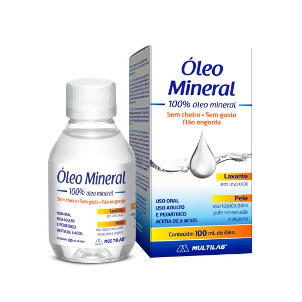 OLEO MINERAL PURO 100ML