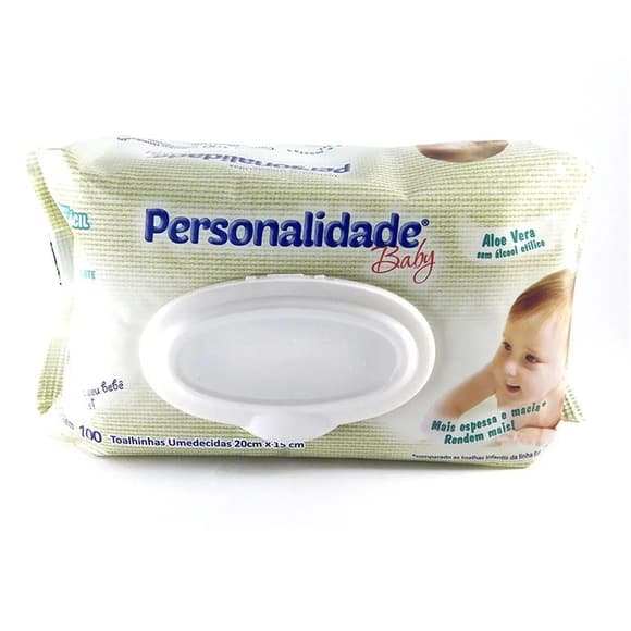 TOALHAS UMEDECIDA PERSONALIDADE C/100