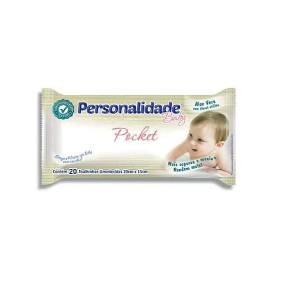 TOALHAS PERSONALIDAD POCKET 20 UNIDADES