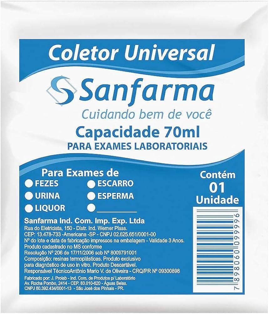 COLETOR POTE SANFARMA
