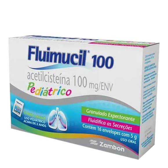 FLUIMUCIL 100MG 16ENV 5G